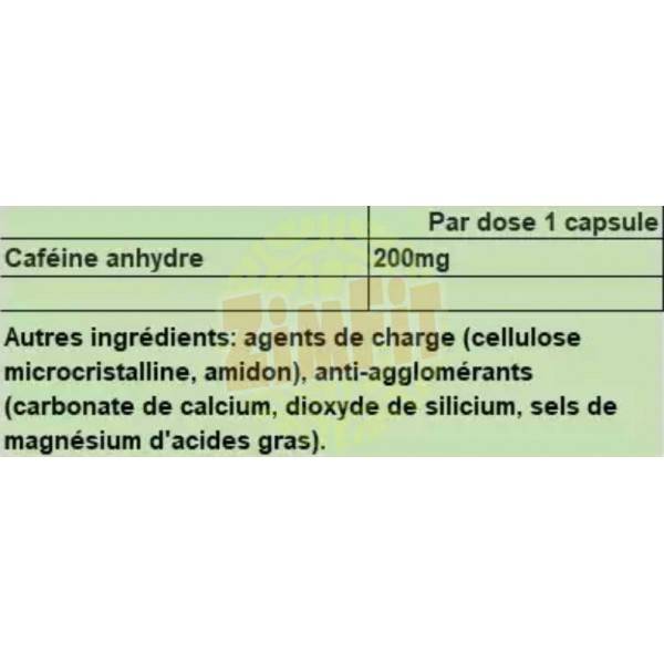 Caffeine 200mg Essence Nutrition 120 caps