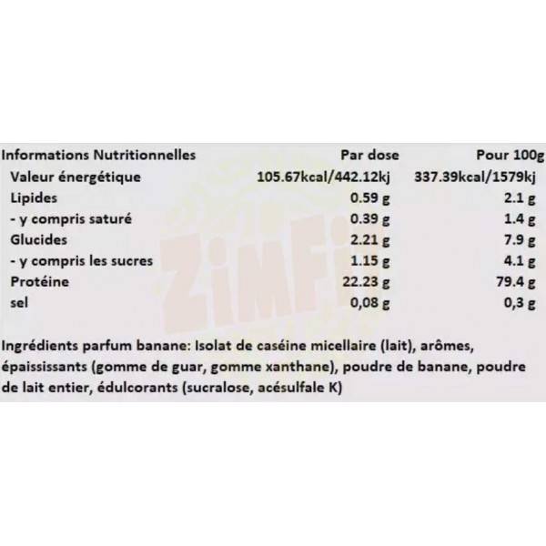 Casein Micellaire Delicious Night Protein XXL Nutrition 700g